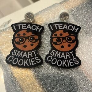 Teacher Earrings- Smart Cookie